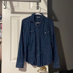 Navy Calvin Klein Woven